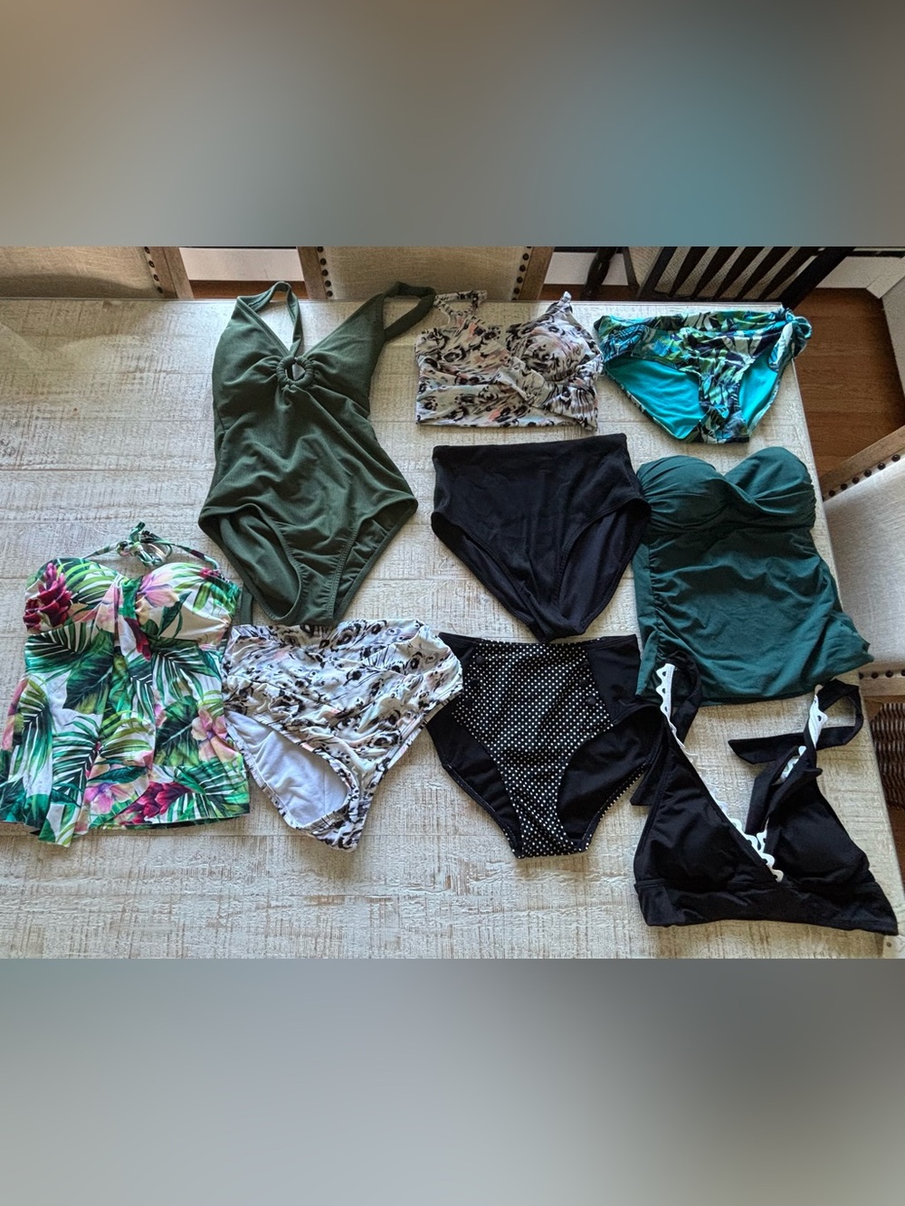 10 piece Bundle-Bathing Suits size small